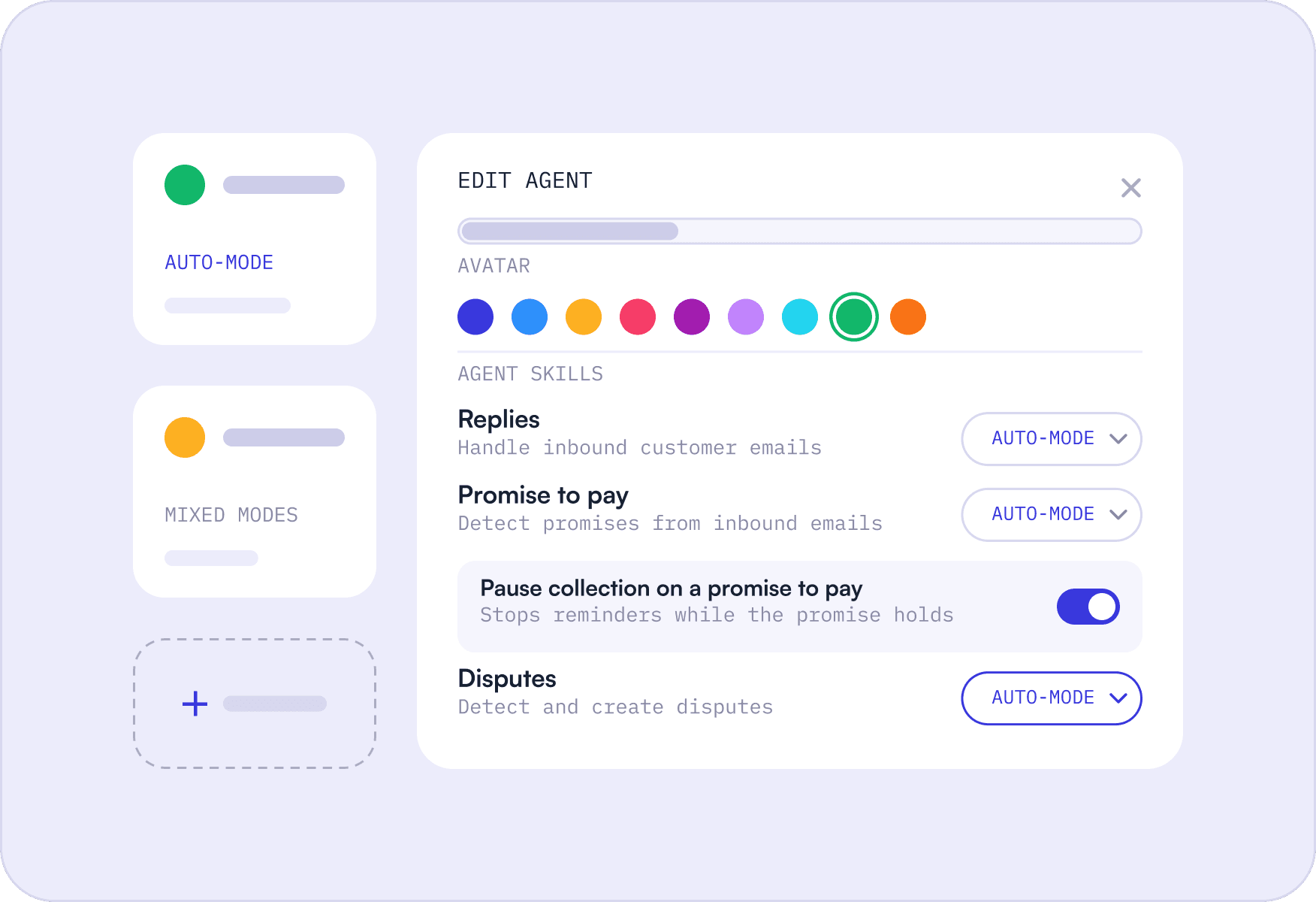Configurable agents image